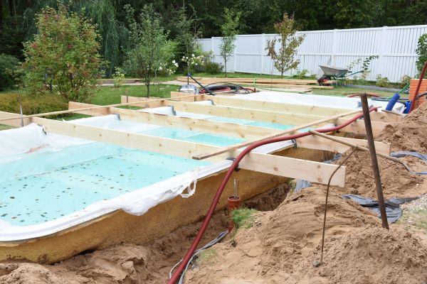 Fiberglass Pool Building